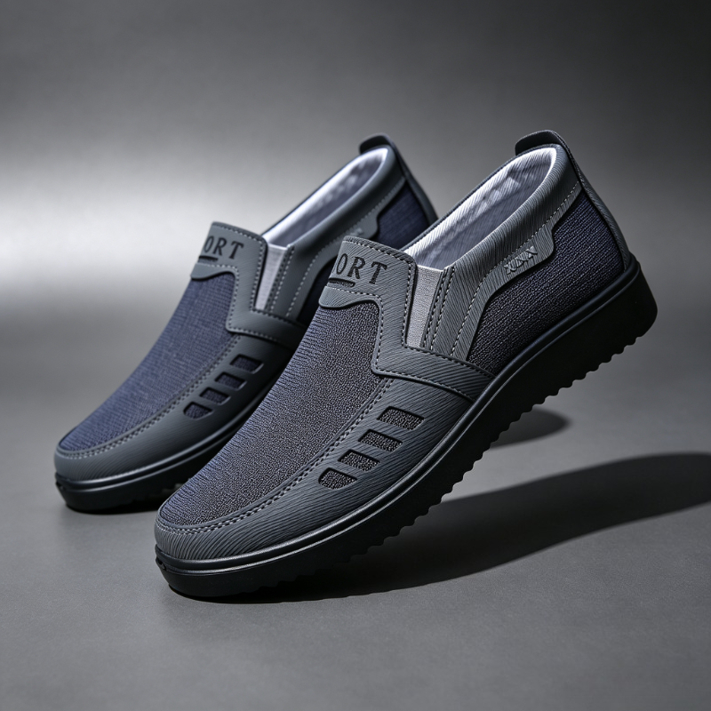 Men'S Shoes Hoka Sale - Men Slip‑On Canvas Loafers Breathable Comfort