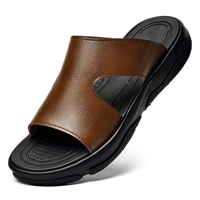 Men's Leather Slide Sandals No - Men'S Shoes Hey Dude 评论和价格