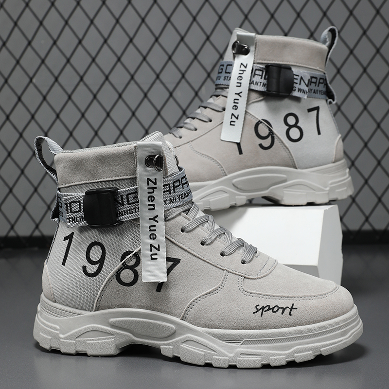 Men's Solid Color High-Top Fas - Men'S Shoes Hoka Sale 评论和价格