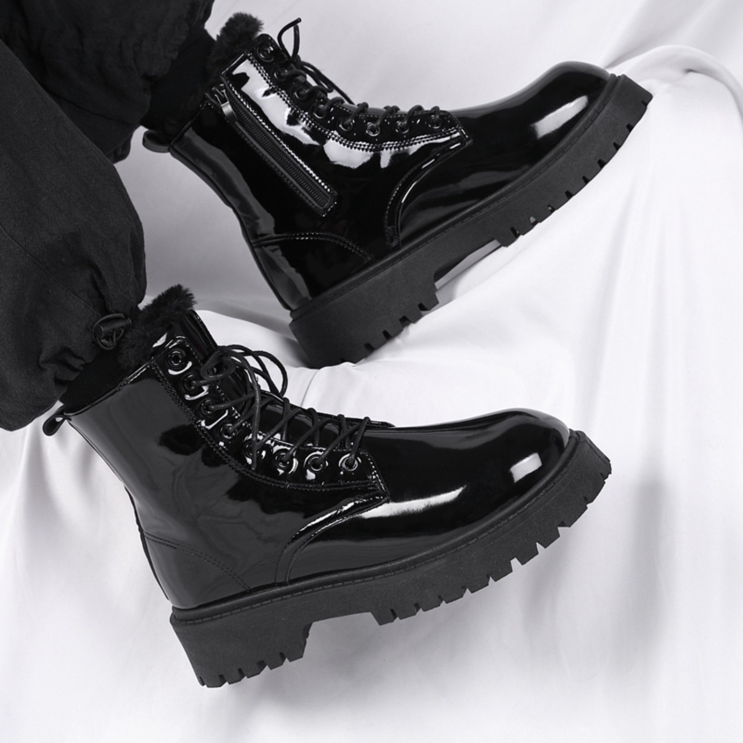Men's warm plush high-top boot - Men'S Shoes Hoka Sale 评论和价格
