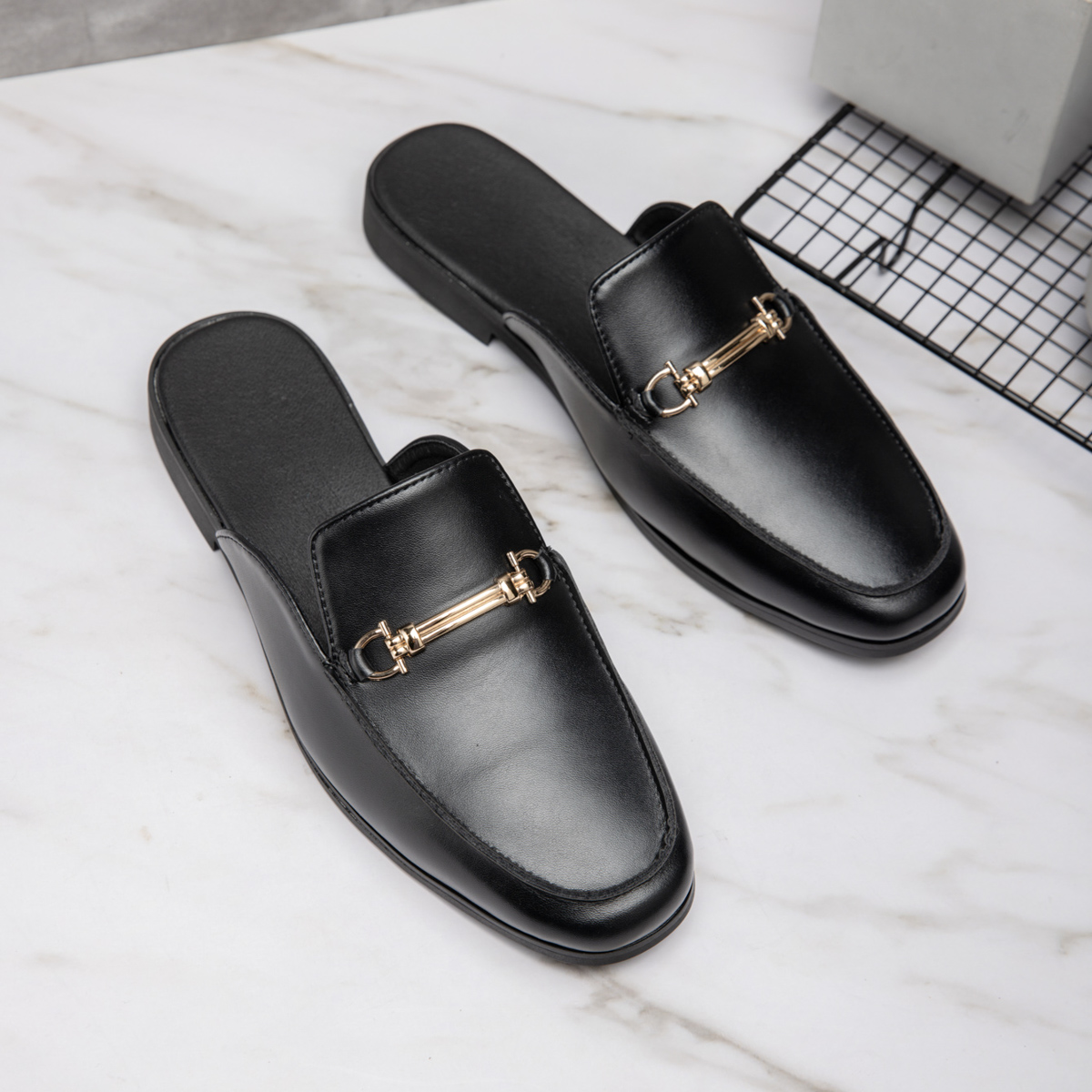 Casual Mules Men Leather Loafe - Men'S Shoes Hey Dude 评论和价格