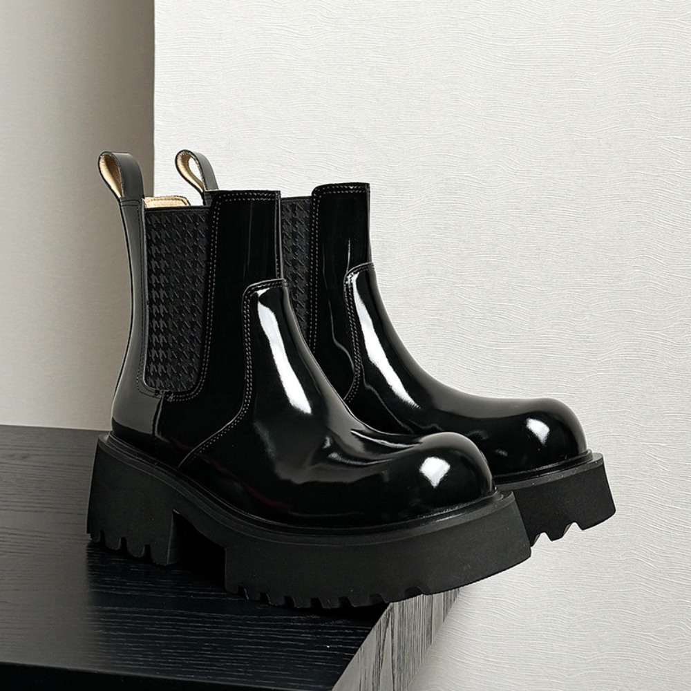 Winter Men Chelsea Boots Invis - Men'S Shoes Increase Height 评论和价格