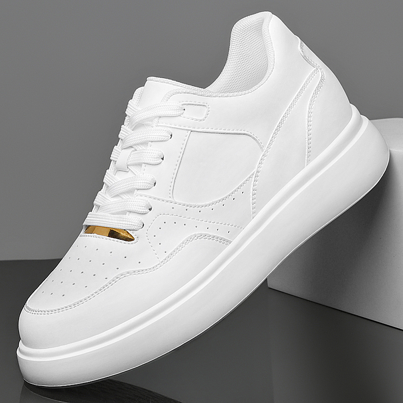 Men Solid Faux Leather Skate S - Men'S Shoes Increase Height 评论和价格