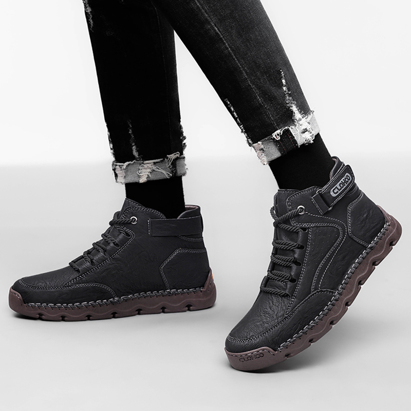 CLOHOO Hand-Sewn Men's Shoes C - Men'S Shoes Hey Dude 评论和价格