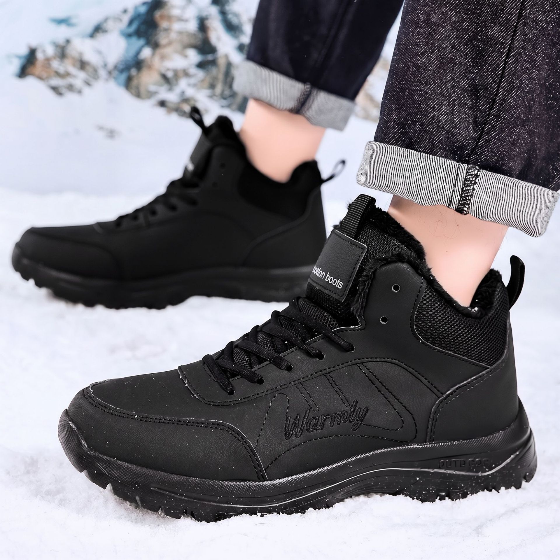 Men's Cotton Shoes with Thick  - Men'S Shoes Hoka Sale 评论和价格