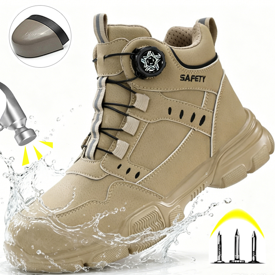 Halloween Men's Steel Toe Work - Men'S Shoes Water Resistant 评论和价格